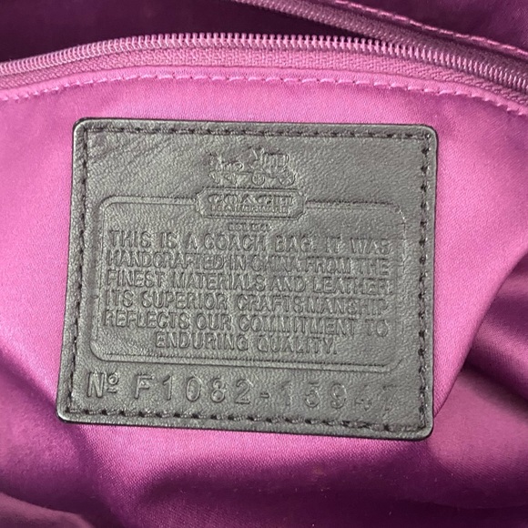 Coach Black Madison Sophia
Leather Satchel Tote - Picture 4 of 10